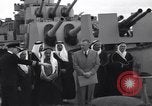 Image of Saudi Royal Party meets Franklin Roosevelt Mediterranean Sea, 1945, second 3 stock footage video 65675033755