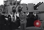Image of Saudi Royal Party meets Franklin Roosevelt Mediterranean Sea, 1945, second 4 stock footage video 65675033755