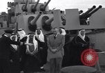 Image of Saudi Royal Party meets Franklin Roosevelt Mediterranean Sea, 1945, second 5 stock footage video 65675033755