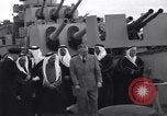 Image of Saudi Royal Party meets Franklin Roosevelt Mediterranean Sea, 1945, second 6 stock footage video 65675033755
