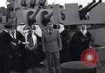 Image of Saudi Royal Party meets Franklin Roosevelt Mediterranean Sea, 1945, second 10 stock footage video 65675033755