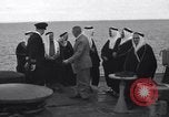 Image of Saudi Royal Party meets Franklin Roosevelt Mediterranean Sea, 1945, second 17 stock footage video 65675033755