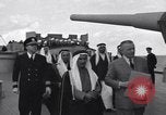 Image of Saudi Royal Party meets Franklin Roosevelt Mediterranean Sea, 1945, second 22 stock footage video 65675033755