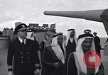 Image of Saudi Royal Party meets Franklin Roosevelt Mediterranean Sea, 1945, second 24 stock footage video 65675033755