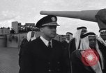 Image of Saudi Royal Party meets Franklin Roosevelt Mediterranean Sea, 1945, second 26 stock footage video 65675033755