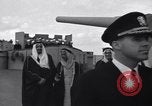 Image of Saudi Royal Party meets Franklin Roosevelt Mediterranean Sea, 1945, second 27 stock footage video 65675033755