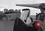 Image of Saudi Royal Party meets Franklin Roosevelt Mediterranean Sea, 1945, second 31 stock footage video 65675033755