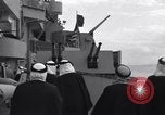 Image of Saudi Royal Party meets Franklin Roosevelt Mediterranean Sea, 1945, second 33 stock footage video 65675033755