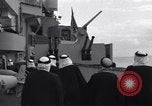 Image of Saudi Royal Party meets Franklin Roosevelt Mediterranean Sea, 1945, second 34 stock footage video 65675033755
