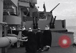 Image of Saudi Royal Party meets Franklin Roosevelt Mediterranean Sea, 1945, second 39 stock footage video 65675033755