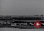 Image of tents and buildings Suez Canal Egypt, 1945, second 7 stock footage video 65675033772