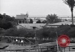 Image of tents and buildings Suez Canal Egypt, 1945, second 34 stock footage video 65675033772