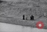 Image of tents and buildings Suez Canal Egypt, 1945, second 44 stock footage video 65675033772