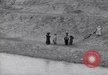 Image of tents and buildings Suez Canal Egypt, 1945, second 45 stock footage video 65675033772