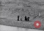 Image of tents and buildings Suez Canal Egypt, 1945, second 46 stock footage video 65675033772