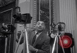 Image of Preparation for press conference with President United States USA, 1955, second 7 stock footage video 65675033781