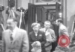 Image of Preparation for press conference with President United States USA, 1955, second 8 stock footage video 65675033781
