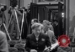 Image of Preparation for press conference with President United States USA, 1955, second 9 stock footage video 65675033781