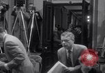 Image of Preparation for press conference with President United States USA, 1955, second 12 stock footage video 65675033781
