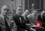 Image of Preparation for press conference with President United States USA, 1955, second 15 stock footage video 65675033781