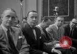 Image of Preparation for press conference with President United States USA, 1955, second 16 stock footage video 65675033781
