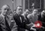 Image of Preparation for press conference with President United States USA, 1955, second 17 stock footage video 65675033781