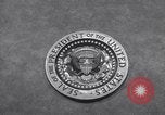 Image of Preparation for press conference with President United States USA, 1955, second 19 stock footage video 65675033781