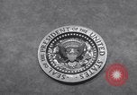 Image of Preparation for press conference with President United States USA, 1955, second 21 stock footage video 65675033781