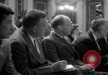 Image of Preparation for press conference with President United States USA, 1955, second 22 stock footage video 65675033781