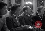 Image of Preparation for press conference with President United States USA, 1955, second 25 stock footage video 65675033781