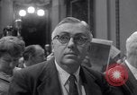 Image of Preparation for press conference with President United States USA, 1955, second 28 stock footage video 65675033781