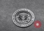 Image of Preparation for press conference with President United States USA, 1955, second 35 stock footage video 65675033781