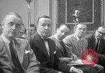 Image of Preparation for press conference with President United States USA, 1955, second 41 stock footage video 65675033781