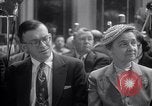 Image of Preparation for press conference with President United States USA, 1955, second 49 stock footage video 65675033781