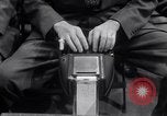 Image of Preparation for press conference with President United States USA, 1955, second 53 stock footage video 65675033781
