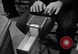 Image of Preparation for press conference with President United States USA, 1955, second 60 stock footage video 65675033781
