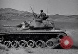 Image of Demonstration maneuvers M48 Patton tanks United States USA, 1952, second 24 stock footage video 65675033784