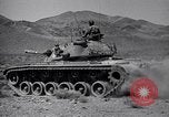 Image of Demonstration maneuvers M48 Patton tanks United States USA, 1952, second 25 stock footage video 65675033784
