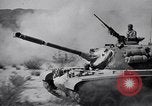 Image of Demonstration maneuvers M48 Patton tanks United States USA, 1952, second 61 stock footage video 65675033784