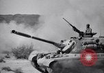 Image of Demonstration maneuvers M48 Patton tanks United States USA, 1952, second 62 stock footage video 65675033784