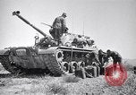 Image of M48 Patton tanks on maneuvers United States USA, 1952, second 39 stock footage video 65675033785