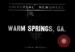 Immagine di Franklin D Roosevelt Warm Springs Georgia USA, 1938, secondo 1 filmato di repertorio 65675033790