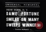 Standbild Lotto-hauptgewinne New York City USA, 1938, aus Sekunde 7 historischem Filmmaterial Videoclip 65675033794