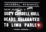 Standbild Cordell Hull New York United States USA, 1938, aus Sekunde 11 historischem Filmmaterial Videoclip 65675033796
