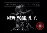 Image of unseasonal blizzard New York City USA, 1938, second 1 stock footage video 65675033797