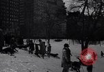 Image of unseasonal blizzard New York City USA, 1938, second 61 stock footage video 65675033797