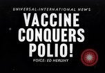 Image of Jonas Salk Polio vaccine deployed Ann Arbor Michigan USA, 1955, second 1 stock footage video 65675033801