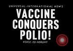 Image of Jonas Salk Polio vaccine deployed Ann Arbor Michigan USA, 1955, second 3 stock footage video 65675033801