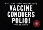 Image of Jonas Salk Polio vaccine deployed Ann Arbor Michigan USA, 1955, second 6 stock footage video 65675033801