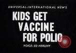 Image la vaccination contre la poliomyélite California United States USA, 1955, de la seconde 4 séquences d'archives historiques vidéo 65675033806